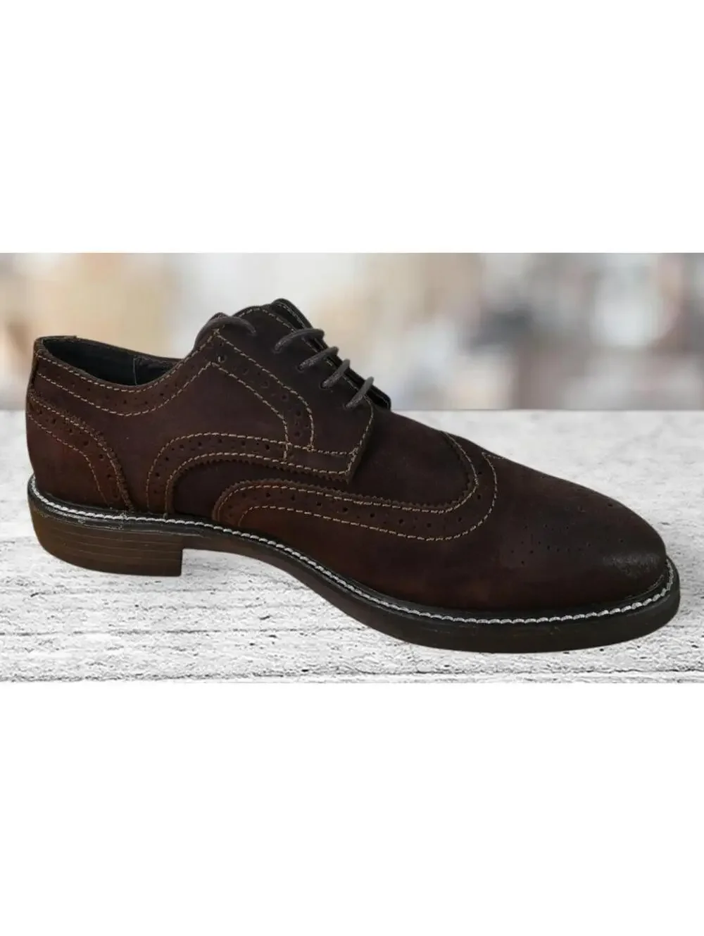 1901 Shoes Size 9 M Brown Derby Oxfords Leather Men